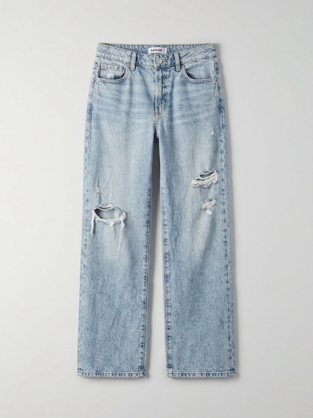 Garage Light Blue Jambre Large / Wide Leg Jeans Size 03